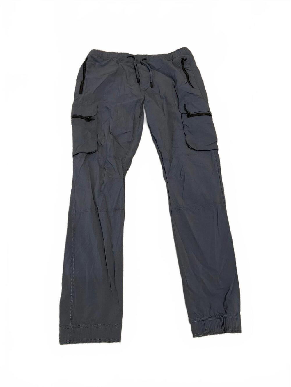Mens H&M Gray Cargo Jogger Pants Medium